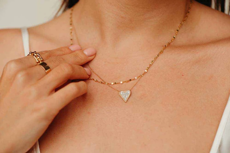 Tinsel Chain in 10kt Yellow Gold