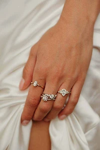 Colourless Collection Engagement Ring with .85 Carat TW of Diamonds in 18kt White Gold