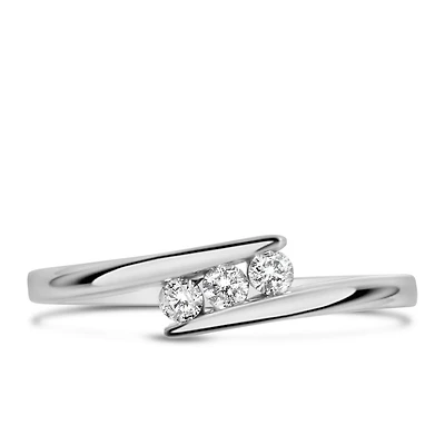 Ring with .15 Carat TW of Diamonds in 10kt White Gold