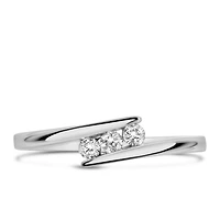 Ring with .15 Carat TW of Diamonds in 10kt White Gold