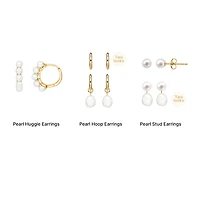 Start Your Stack Earring Edition with Pearls in Gold Plated Sterling Silver