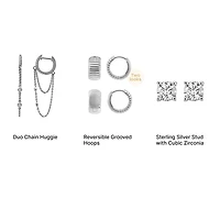 Start Your Stack Earring Edition in Sterling Silver