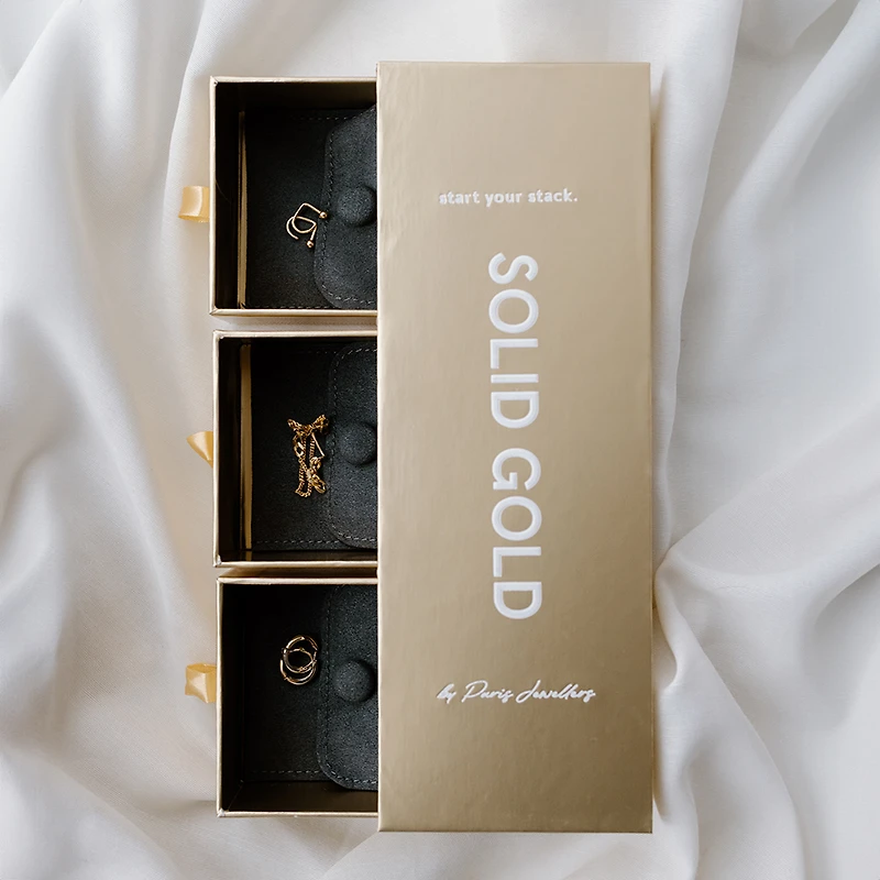 Start Your Stack Earring Edition in 10kt Yellow Gold