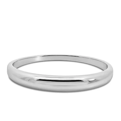 4-10MM Alina Dome Bangle in Sterling Silver