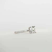 Engagement Ring with 4.45 Carat TW of Lab Created Diamonds in 14kt White Gold
