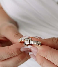 Solara Ring with 1.25 Carat TW of Lab Created Diamonds in 14kt Yellow Gold