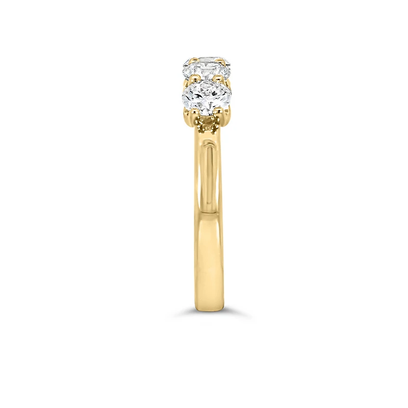 Solara Ring with 1.25 Carat TW of Lab Created Diamonds in 14kt Yellow Gold