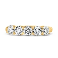 Solara Ring with 1.25 Carat TW of Lab Created Diamonds in 14kt Yellow Gold