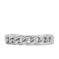 Stackable Open Link Ring in 10kt White Gold