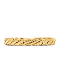 Stackable Vintage Rope Ring in 10kt Yellow Gold