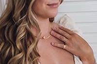 Stackable Chevron Ring in 10kt Yellow Gold
