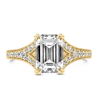 Engagement Ring with 2.75 Carat TW of Lab Created Diamonds in 14kt Yellow Gold