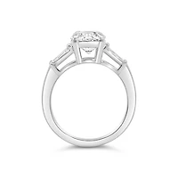Engagement Ring with 2.50 Carat TW of Lab Created Diamonds in 14kt White Gold