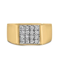Men’s Ring with .50 Carat TW of Diamonds in 10kt Yellow Gold