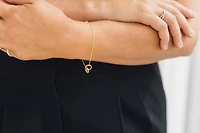 7.5″ Duo Bracelet in 10kt Yellow Gold