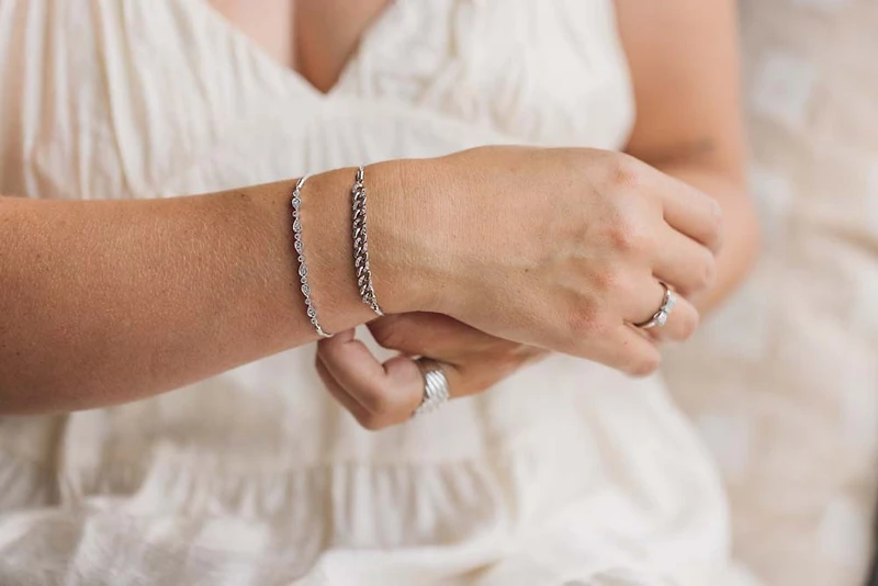 Adjustable Bracelet with .25 Carat TW of Diamonds in Sterling Silver