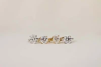Oval Engagement Ring with 2.15 Carat TW of Lab Created Diamonds in 14kt Gold