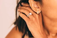 Wave Earrings in 10kt Yellow Gold