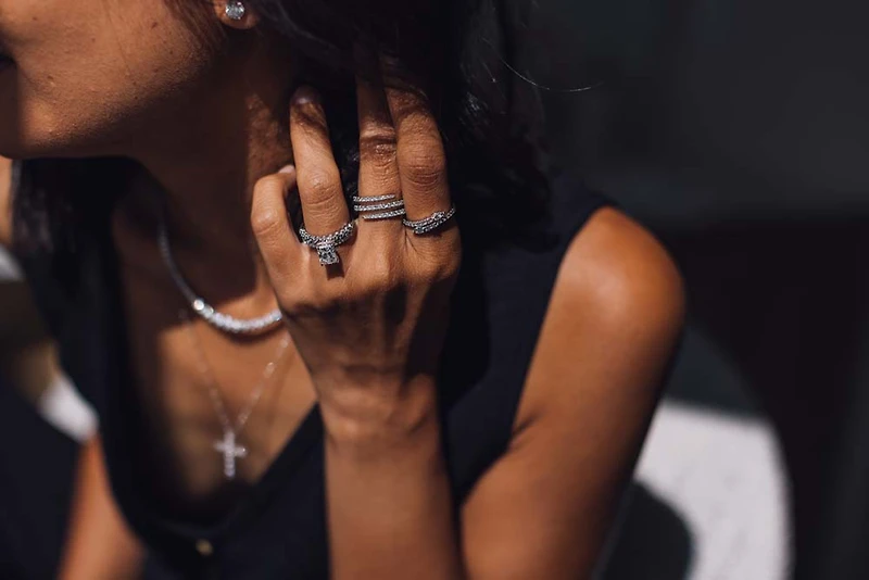 Spiral Bypass Ring with .60 Carat TW of Diamonds in 10kt White Gold
