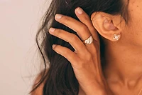 Ring with .33 Carat TW of Diamonds in 10kt Yellow Gold