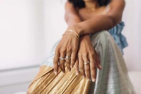 Diamond Ring with .33 Carat TW in 10kt Yellow Gold