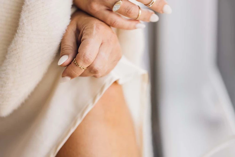 Chain Link Ring in 10kt Yellow Gold