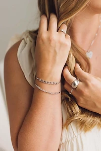 Adjustable Bracelet with .25 Carat TW of Diamonds in Sterling Silver