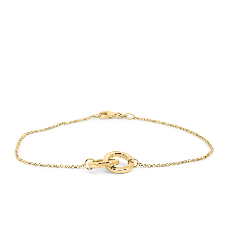 7.5″ Duo Bracelet in 10kt Yellow Gold