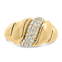 Ring with .33 Carat TW of Diamonds in 10kt Yellow Gold