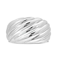 Bold Wave Ring in Sterling Silver