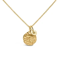 Cecilia Kissel x Paris 16+1″ “I am More than Enough” pendant in Vermeil Gold Plated Sterling Silver with Chain