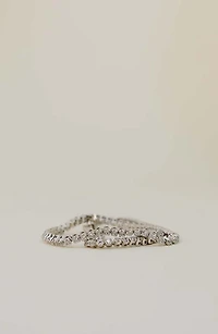 7.25″ Tennis Bracelet with 1.00 Carat TW of Lab Created Diamonds in 10kt White Gold