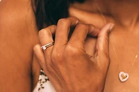 Engagement Ring Set with .25 Carat TW of Diamonds in 10kt Yellow Gold