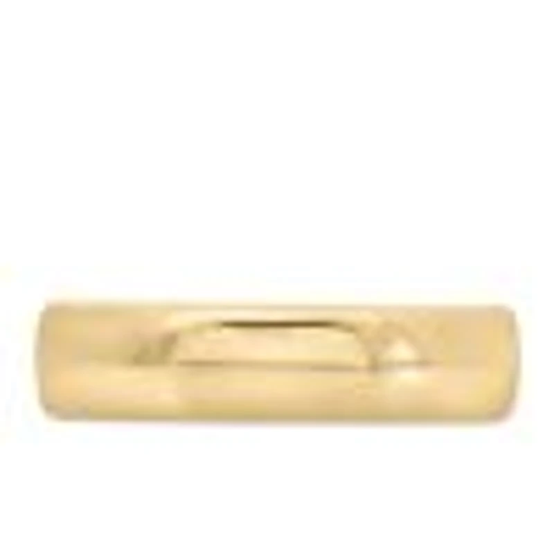 5.5MM Dome Comfort Fit Wedding Band Yellow Gold