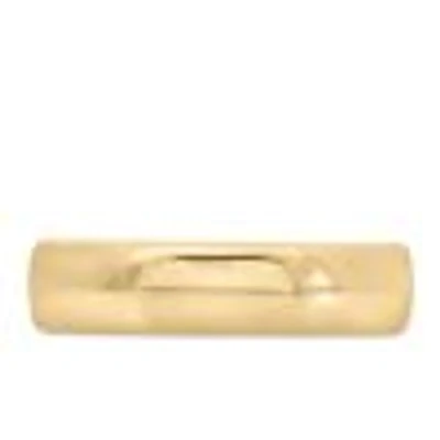 5.5MM Dome Comfort Fit Wedding Band Yellow Gold