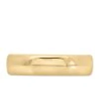 5.5MM Dome Comfort Fit Wedding Band Yellow Gold