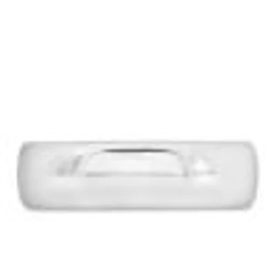 6.5MM Dome Comfort Fit Wedding Band White Gold