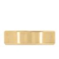 6MM Satin Finish Comfort Fit Wedding Band Yellow Gold