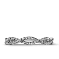 Infinity Ring with .20 Carat TW of Diamonds in 10kt Gold