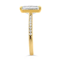 Radiant Engagement Ring with 3.20 Carat TW of Lab Created Diamonds in 14kt Yellow Gold