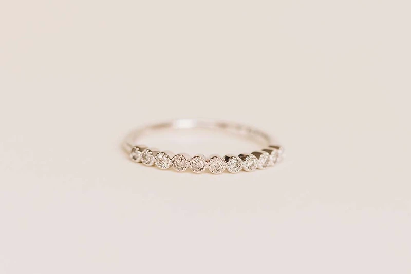 Ring with .16 Carat TW of Diamonds in 10kt White Gold