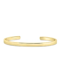 4.2MM Open Bangle in Gold Vermeil Sterling Silver