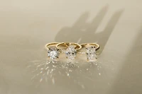 Round Brilliant Engagement Ring with 3.20 Carat TW of Lab Created Diamonds in 14kt Yellow Gold