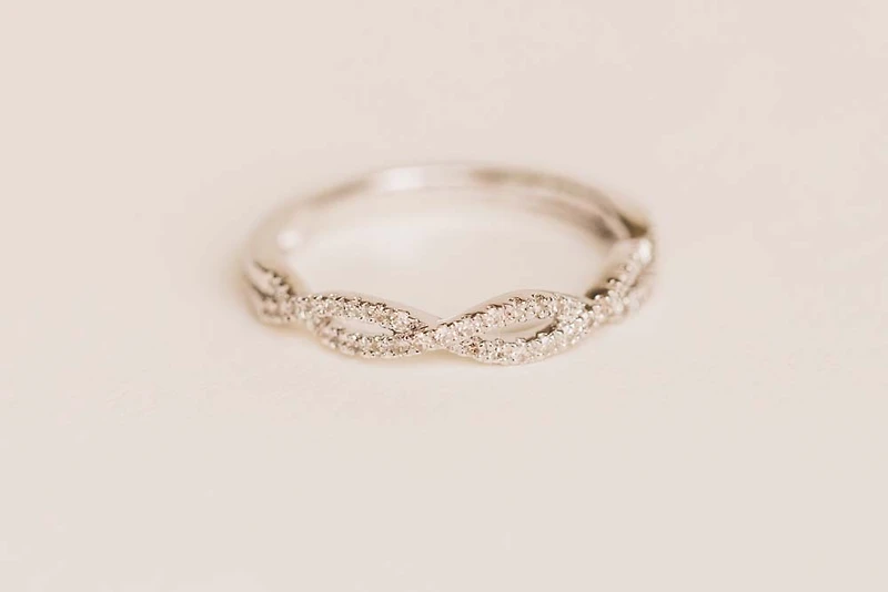 Infinity Ring with .20 Carat TW of Diamonds in 10kt Gold