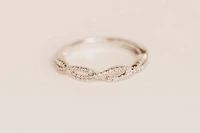 Infinity Ring with .20 Carat TW of Diamonds in 10kt Gold