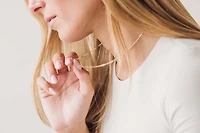 16″+2″ Rolo Paperclip Chain in 10kt Yellow Gold