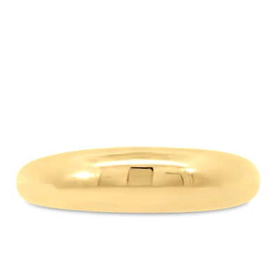 6MM Dome Ring in 10kt Yellow Gold