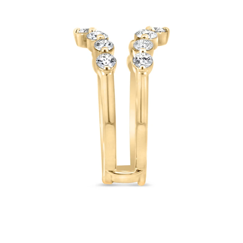 Ring Jacket with .95 Carat TW of Lab Created Diamonds in 14kt Yellow Gold