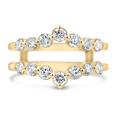 Ring Jacket with .95 Carat TW of Lab Created Diamonds in 14kt Yellow Gold