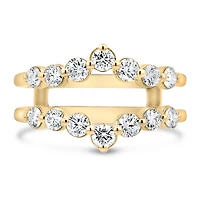 Ring Jacket with .95 Carat TW of Lab Created Diamonds in 14kt Yellow Gold
